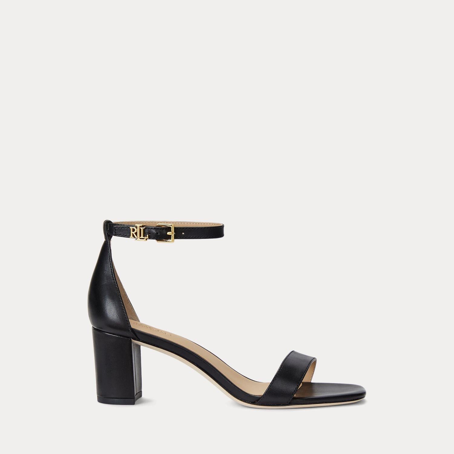 sandalo logan in pelle 802-927949 001 LAUREN RALPH LAUREN 