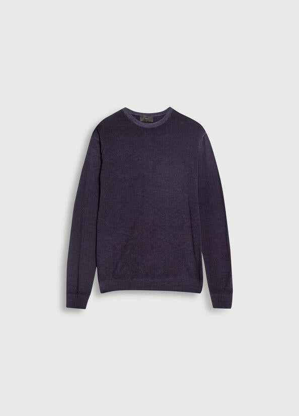 maglioncino in lana liu jo M222P202GIROSTO DARK BLUE 701 liU JO 