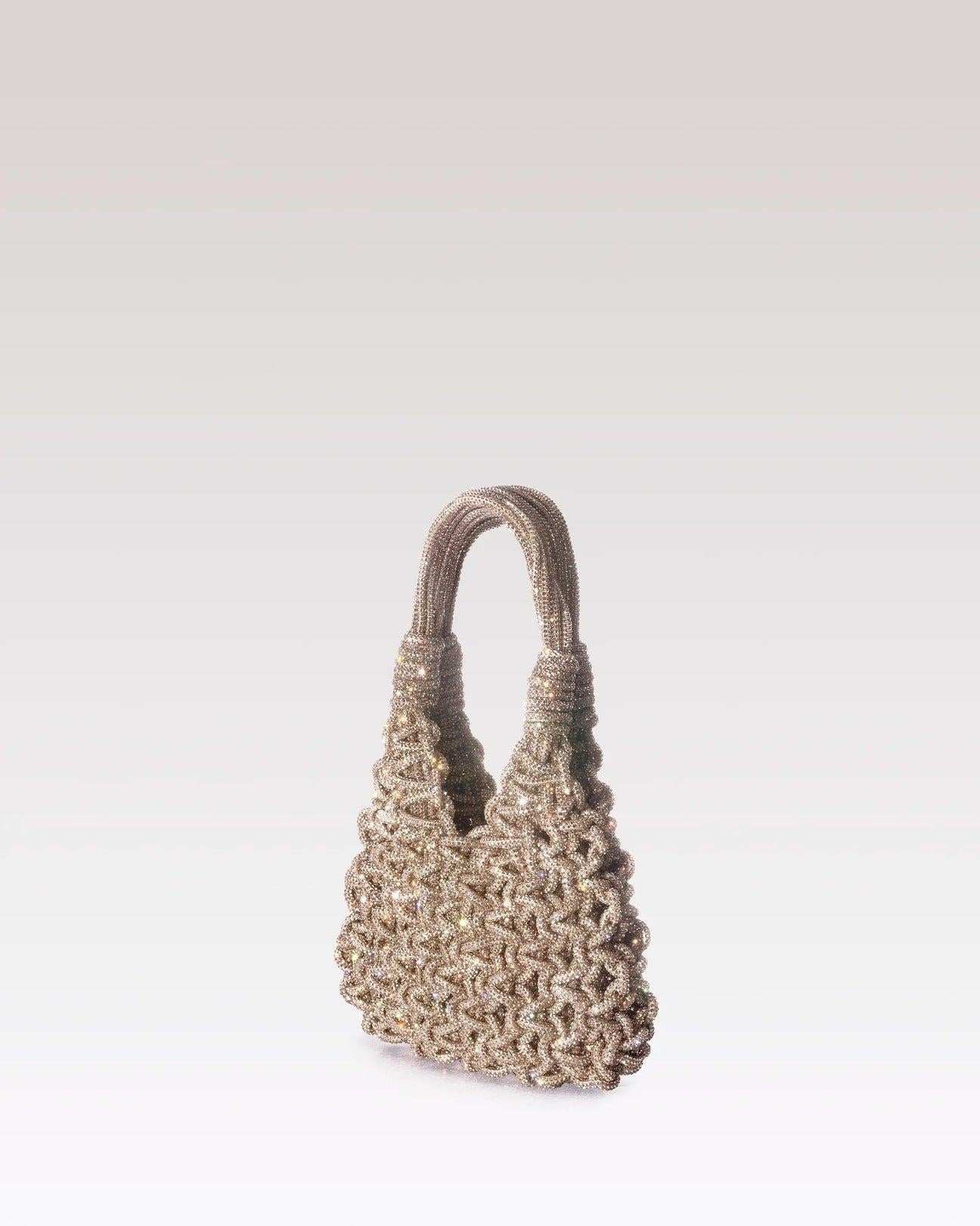 Borsa cristalli vannifique mini VANNIFIQUE MINI GOLDEN SHADOW HIBOURAMA 