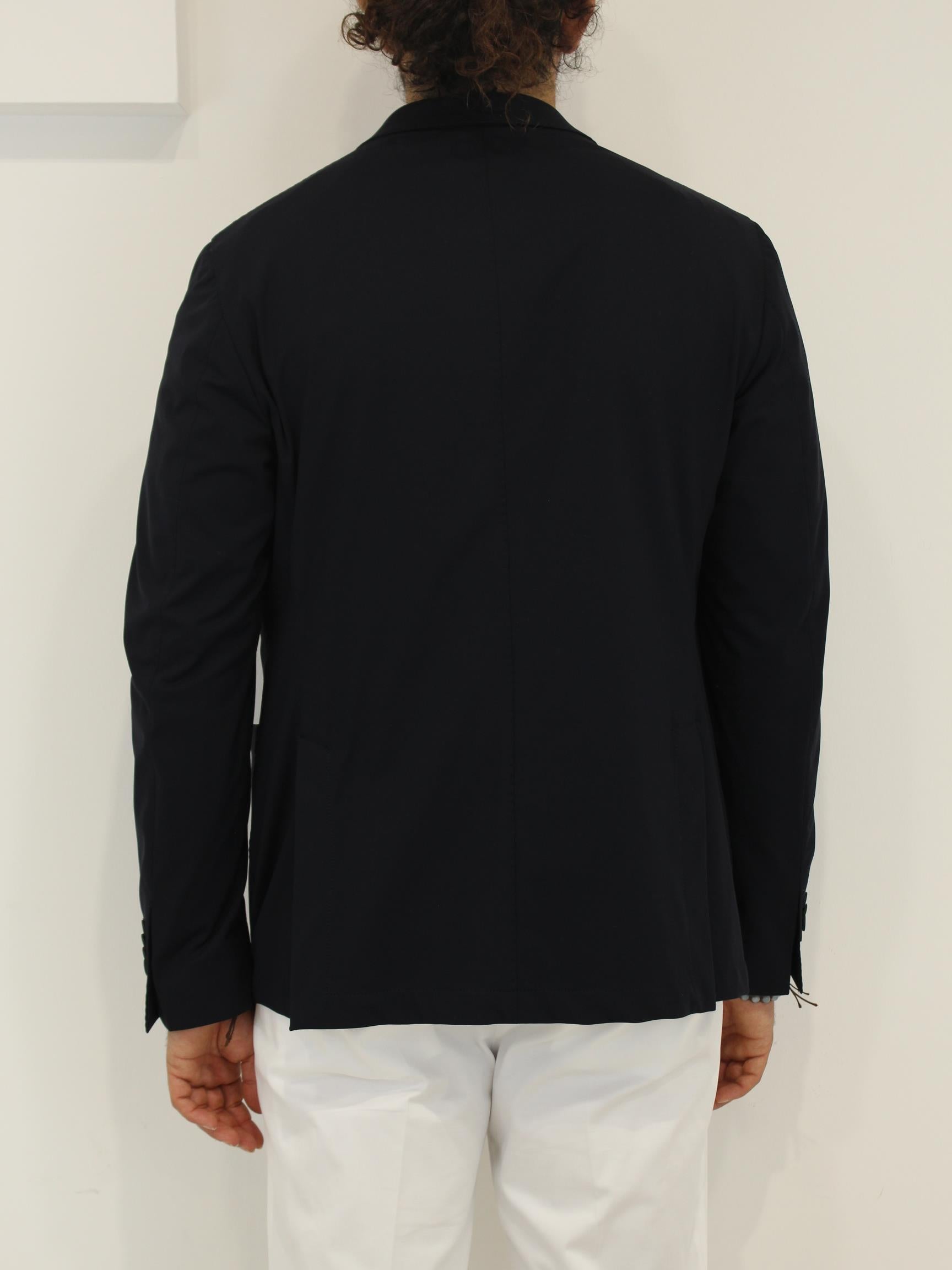 Giacca con tasche e logo 2844 35210 01 LUIGI BIANCHI MANTOVA 