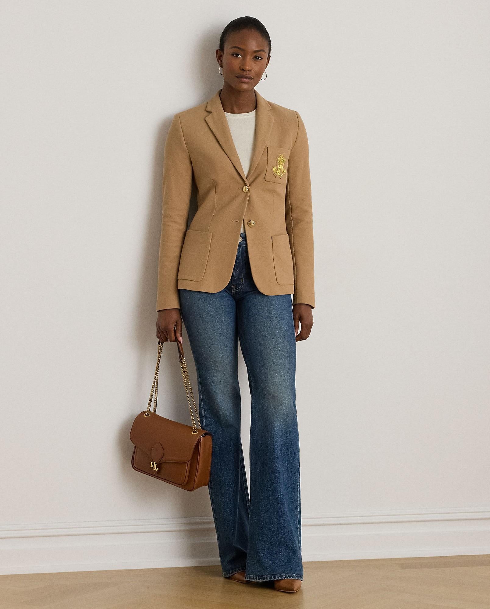 blazer con logo ricamato 200-797305 018 LAUREN RALPH LAUREN 