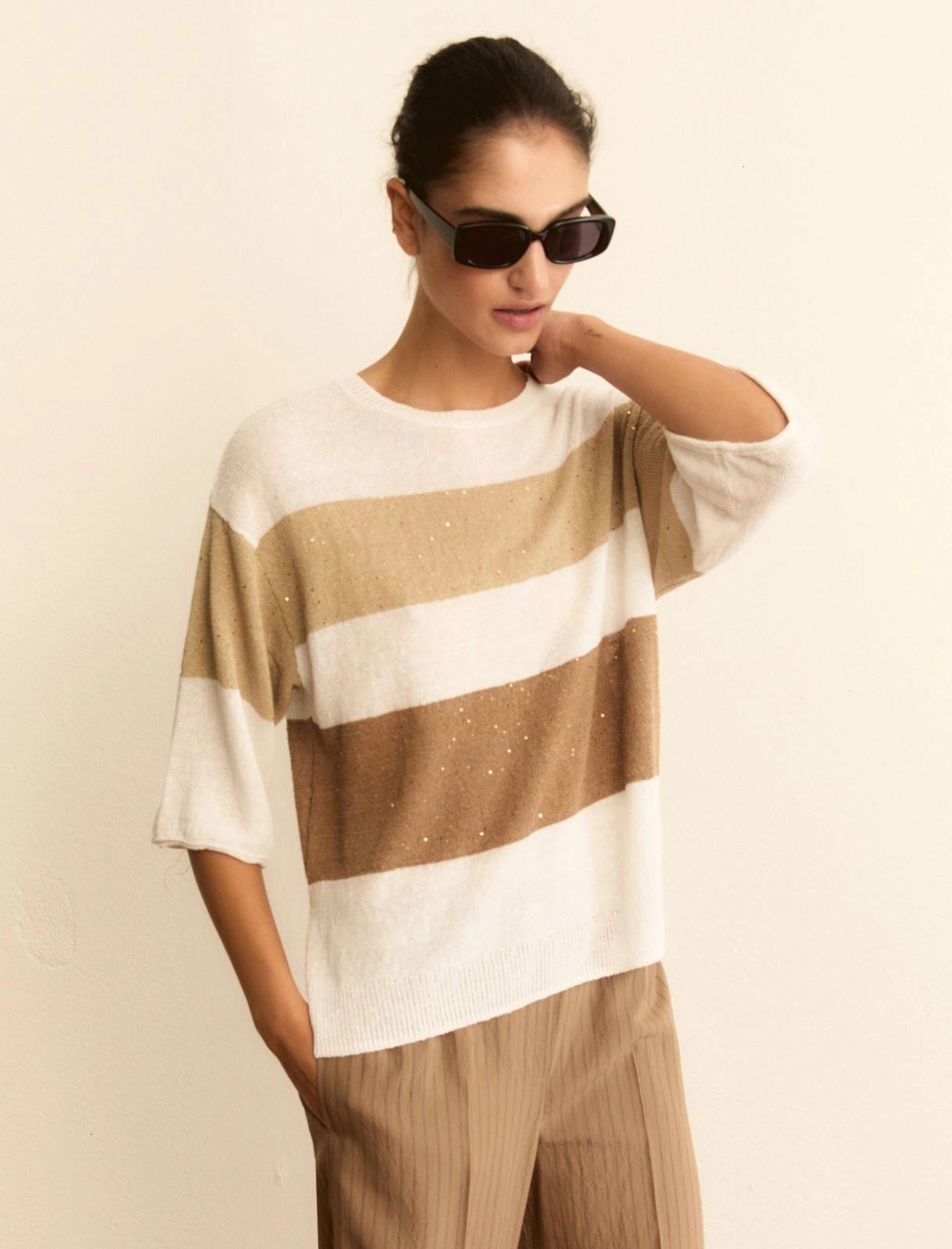 maglia in misto lino EMMESULE 001 EMME MARELLA 