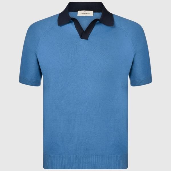 polo in maglia raglan 57165 18045 568 GRAN SASSO 