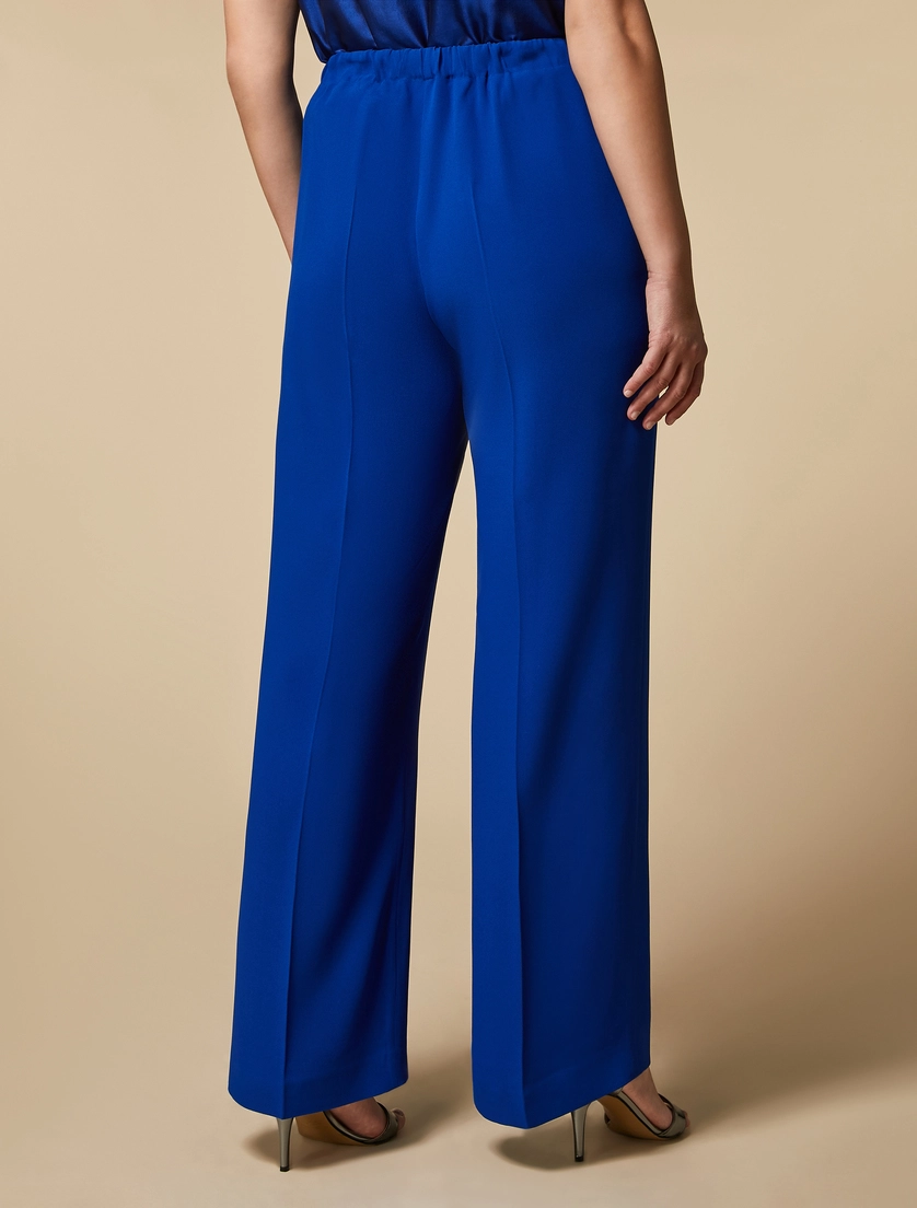 pantalone in crepe envers satin AGILE 001 MARINA RINALDI 