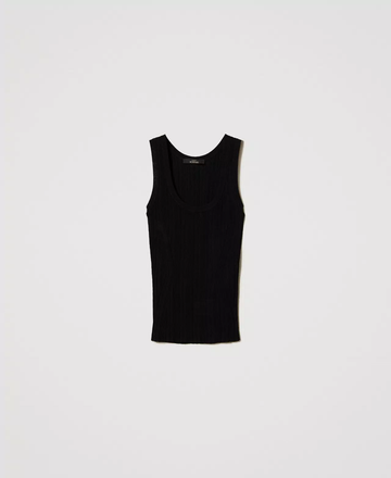 Top in maglia 251AP3031 00006 TWINSET ACTITUDE 