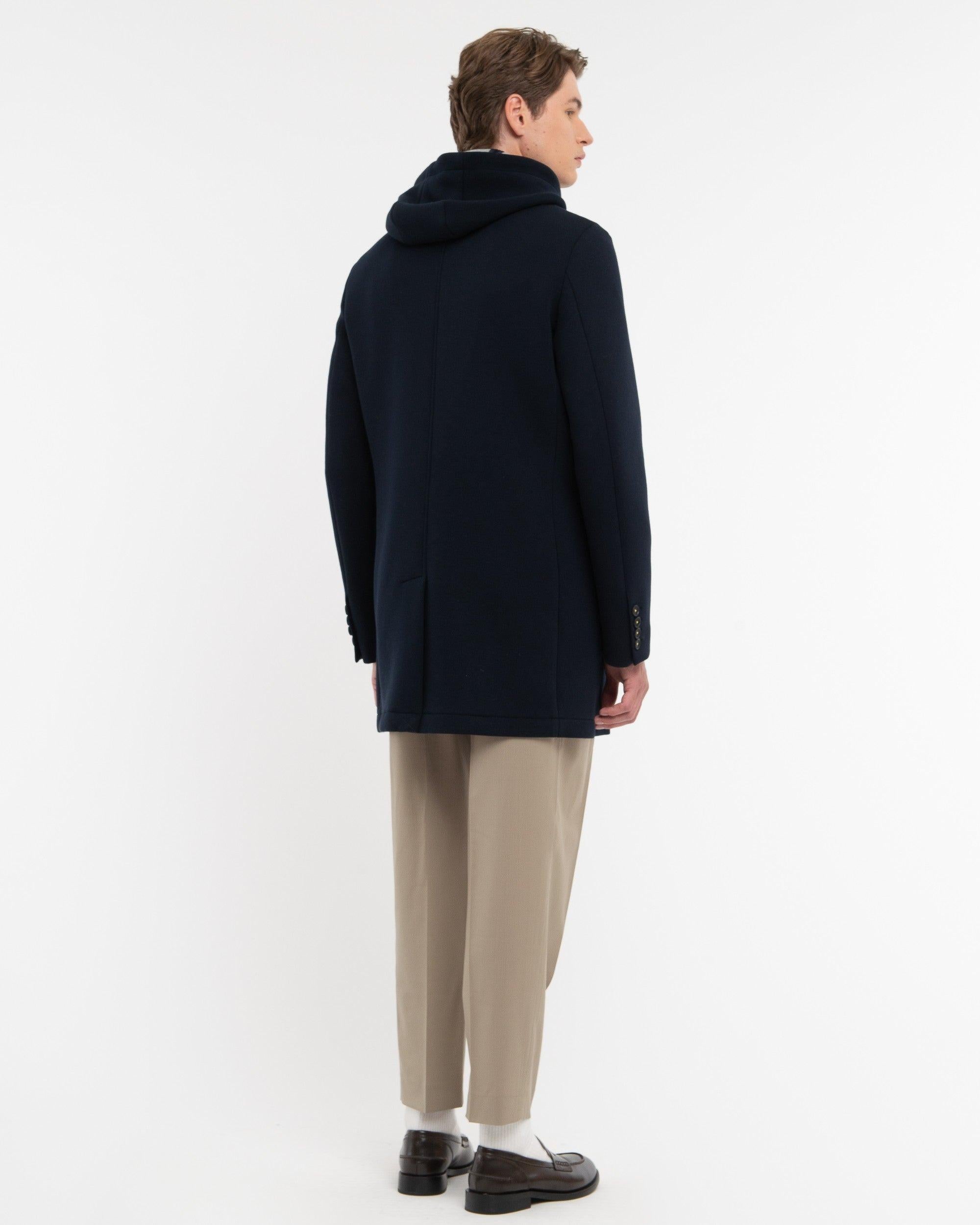 cappotto con cappuccio e pettorina 3932H8407C 253745 89 MANUEL RITZ 