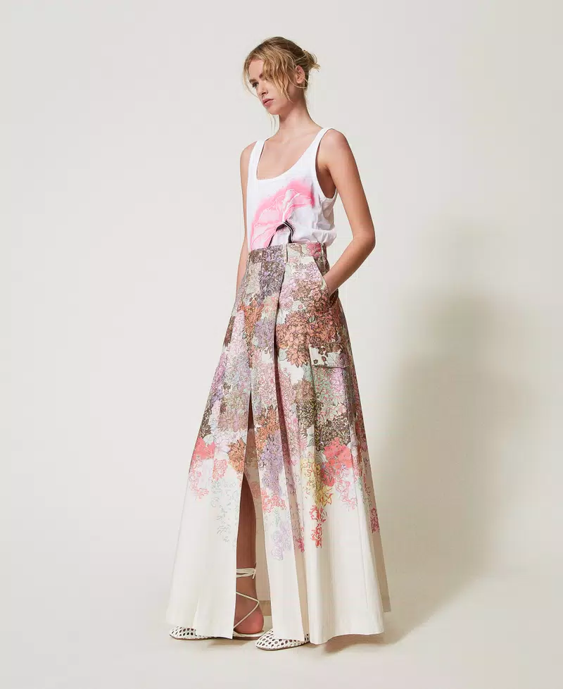 Gonna myfo a fiori 251AQ2083 12416 TWINSET ACTITUDE 