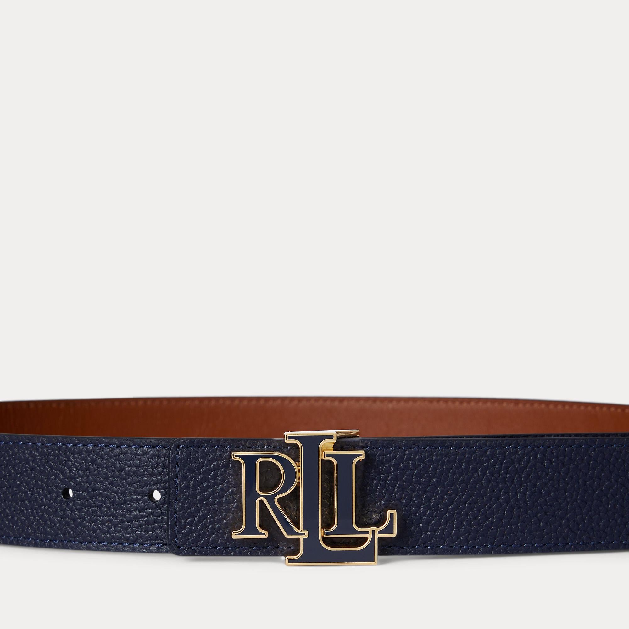 cintura reversibile in pelle martellata 412-P04417 001 LAUREN RALPH LAUREN 