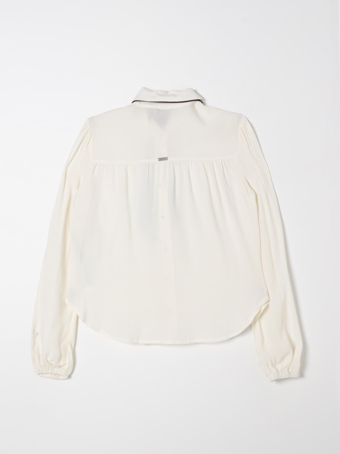 camicia con cravatta rimovibile GF4065TS868 N9708 LIU JO JUNIOR 