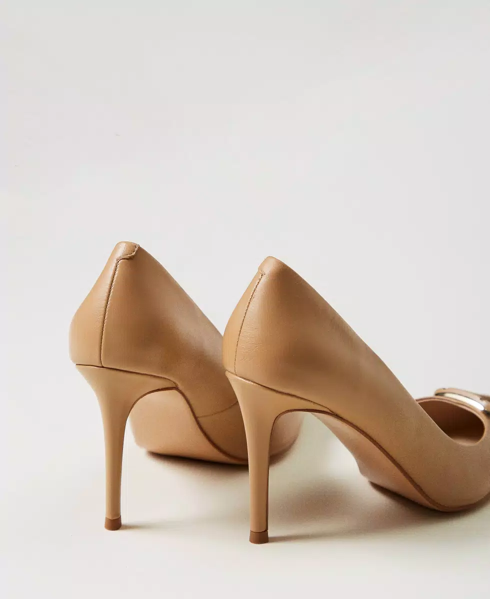 dècollette con logo oval 251TCP060 00044 TWINSET 