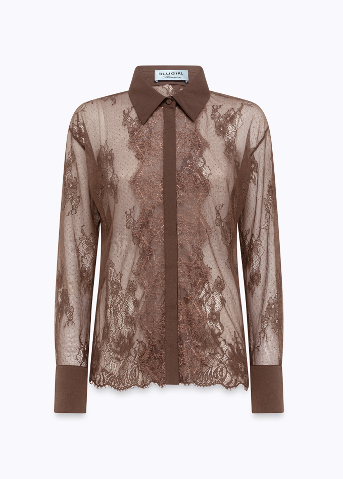 camicia in pizzo RA6155J3901 90913 Blugirl 
