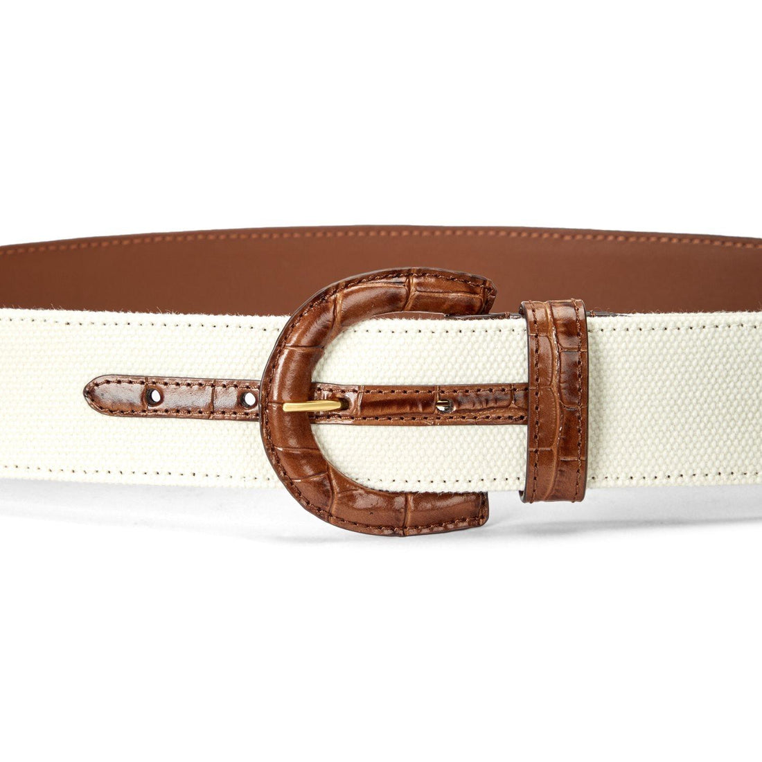 CINTURA IN TELA E PELLE 412-860695 001 LAUREN RALPH LAUREN 