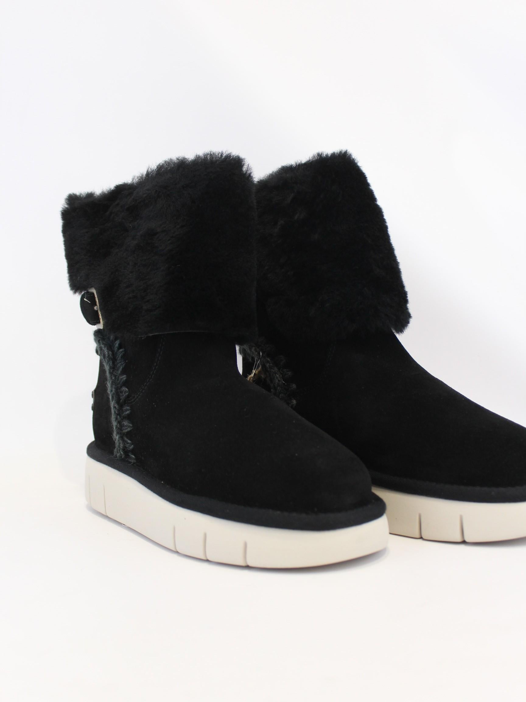 stivaletto eskimo fibbia MU.FW531036A BKBK MOU 