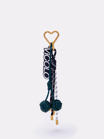 Charm con applicazioni XF0034 VERDE VICOLO 
