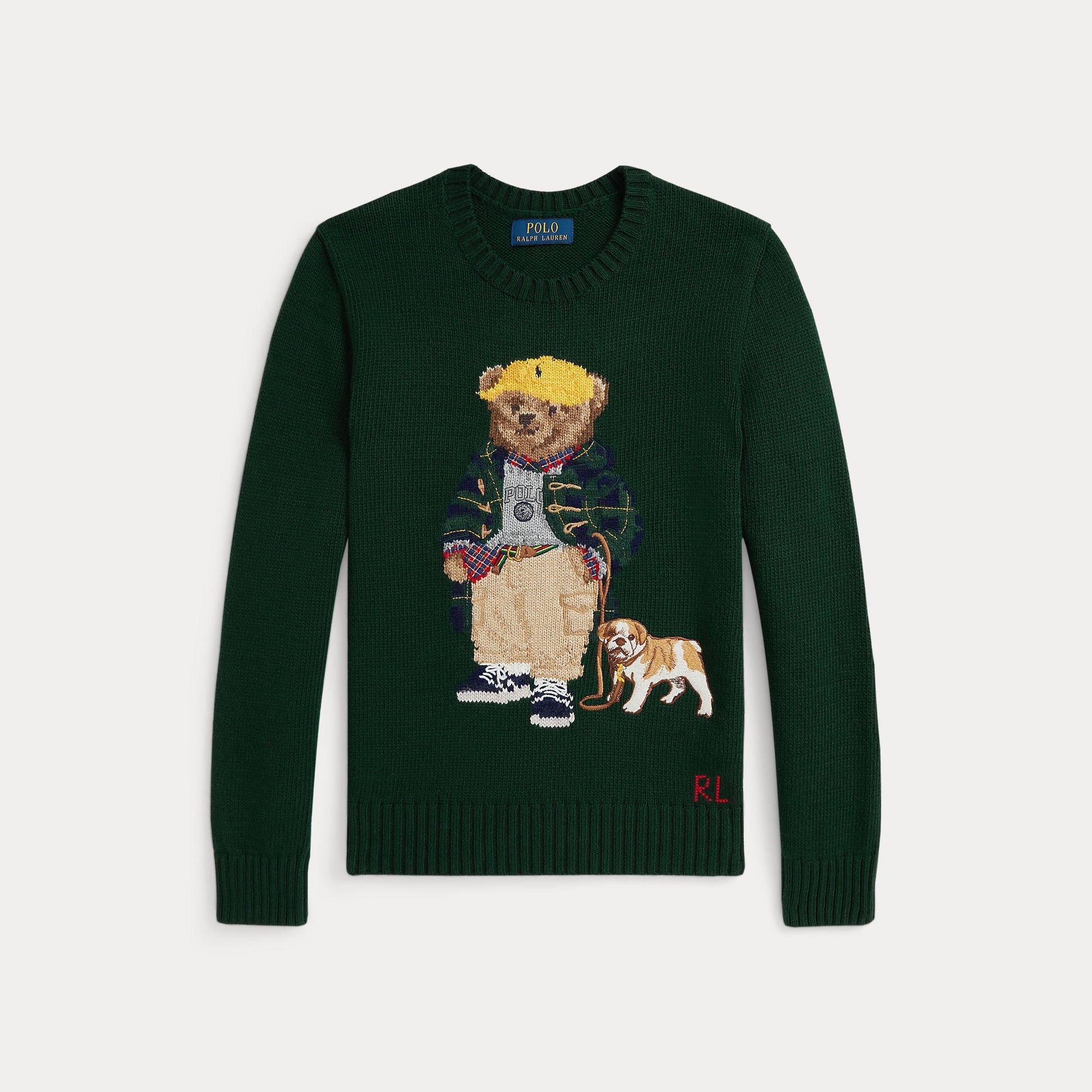 maglione con ricamo teddy 323-97839 001 RALPH LAUREN POLO 