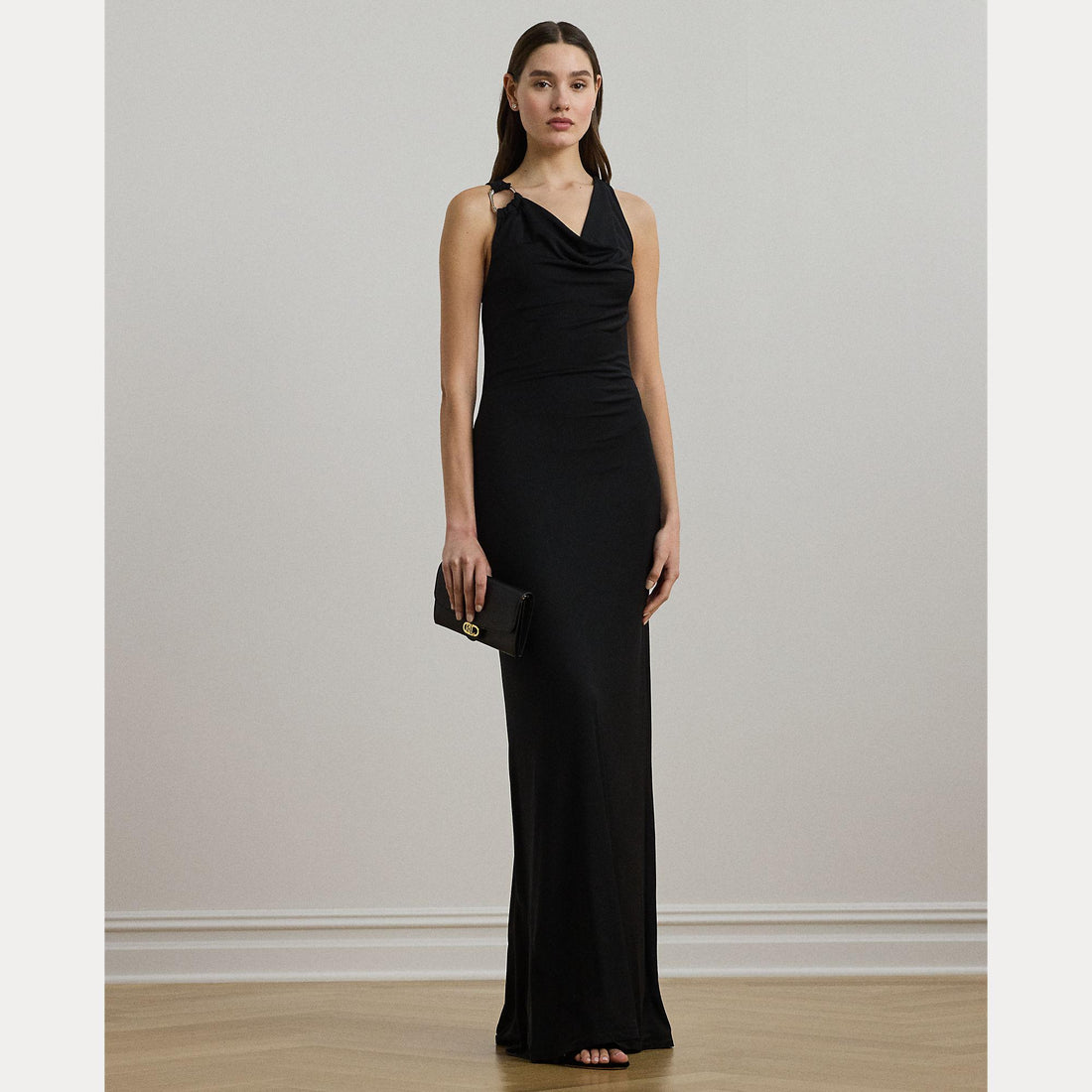 abito con collo occhiello 253-971057 001 LAUREN RALPH LAUREN 