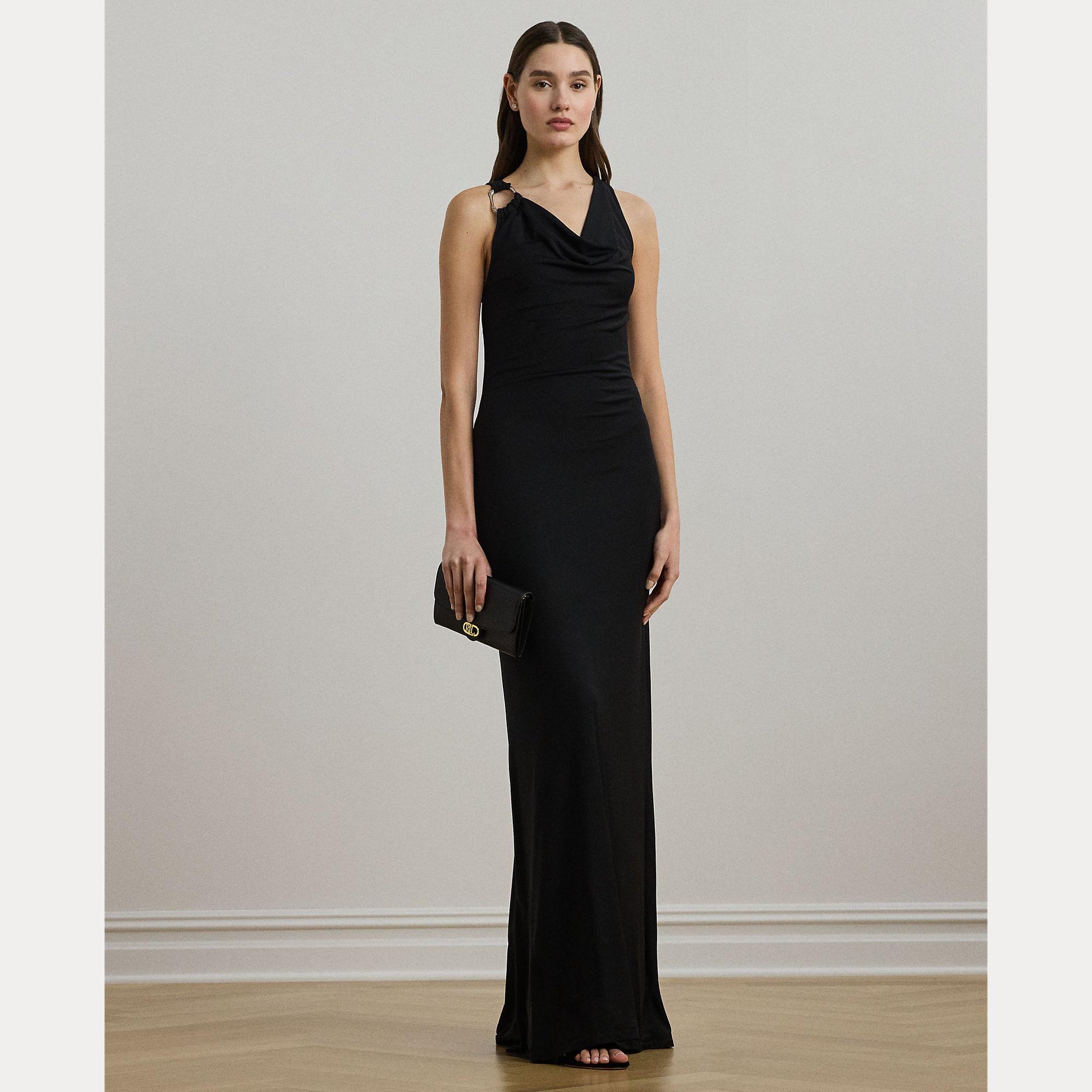 abito con collo occhiello 253-971057 001 LAUREN RALPH LAUREN 