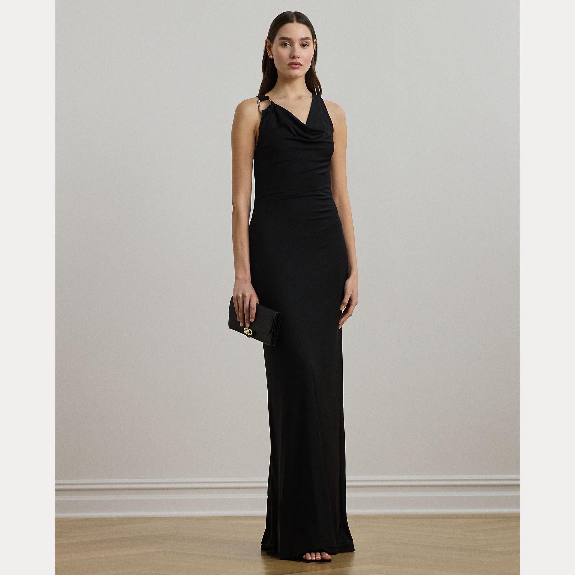 abito con collo occhiello 253-971057 001 LAUREN RALPH LAUREN 