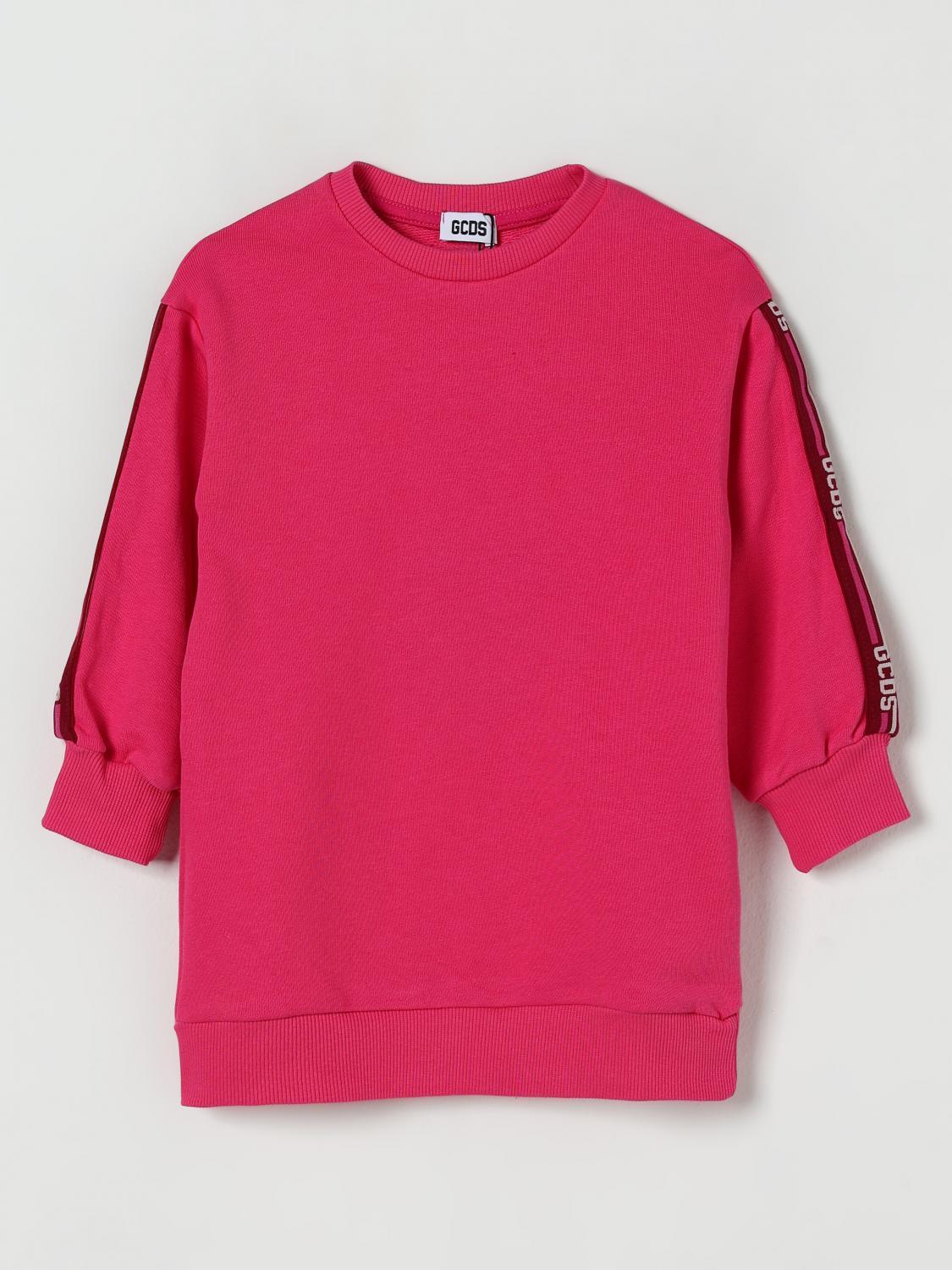 abito in felpa logato B2KW1017BA2 59 FUCSIA GCDS 