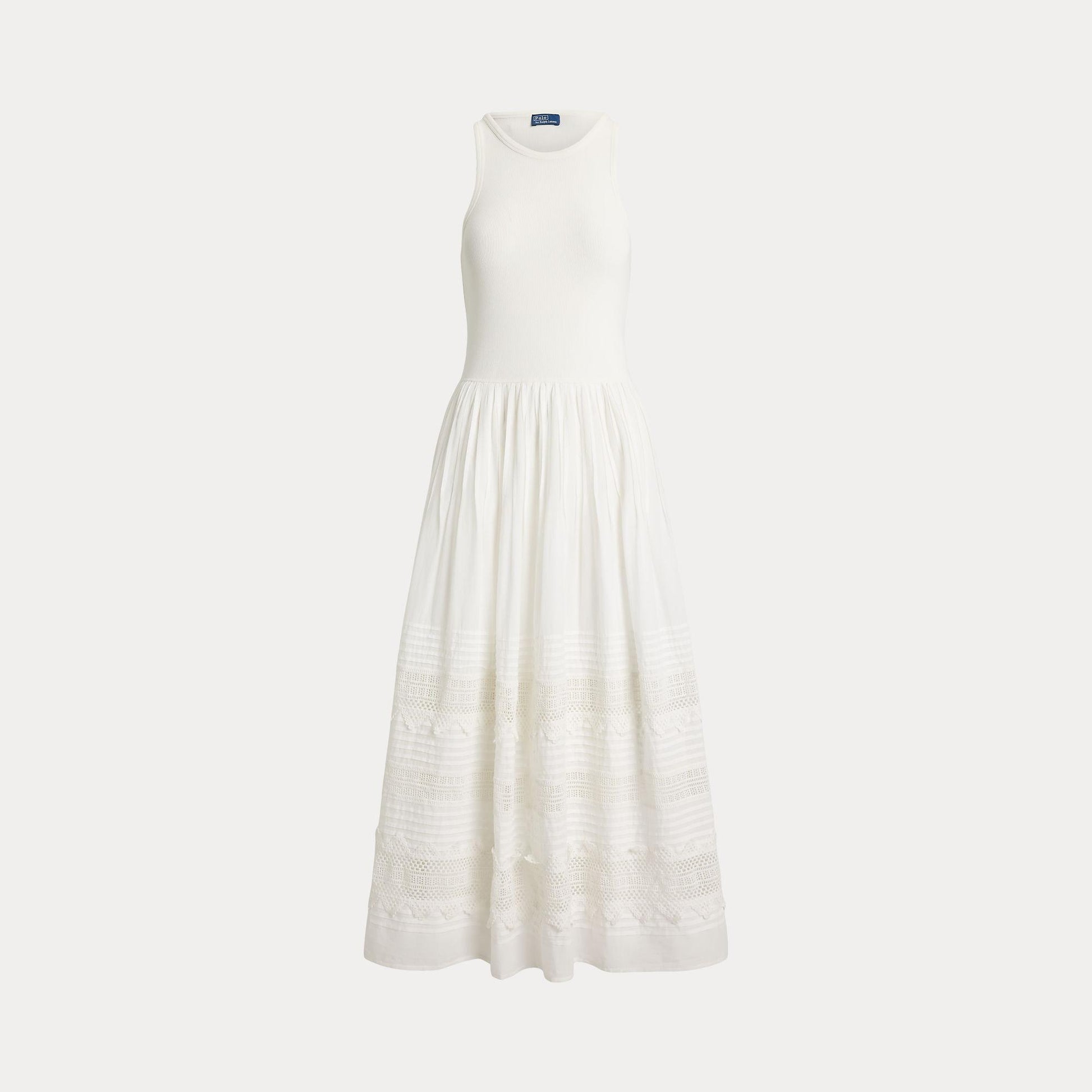 abito con bordi in pizzo 211-A12914 001 RALPH LAUREN POLO 
