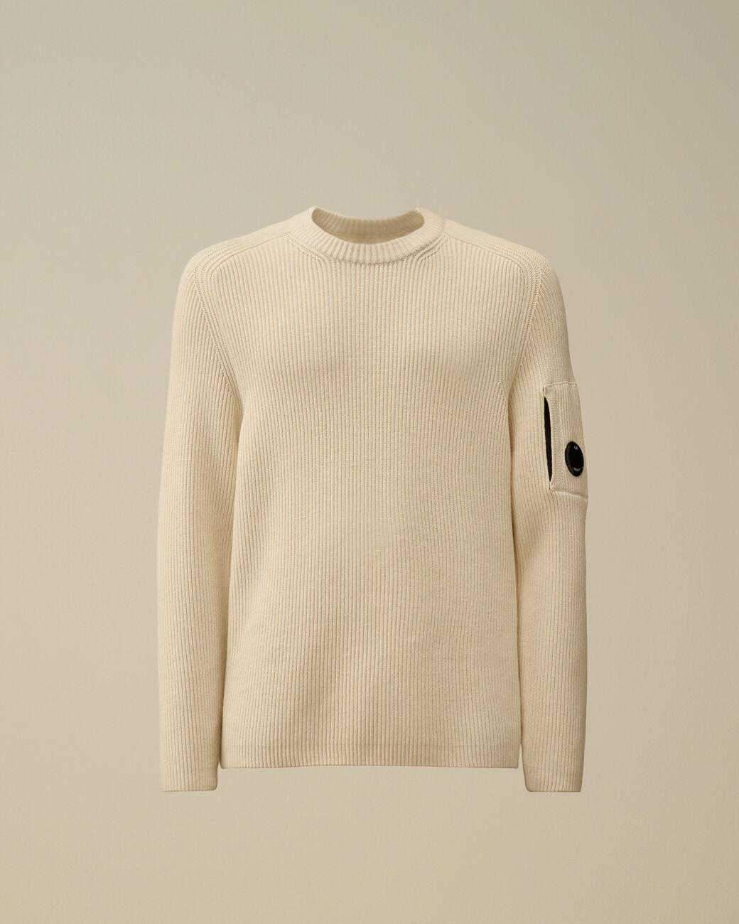 maglione con lente iconica 19CMKN015A 006608A 103 CP COMPANY 