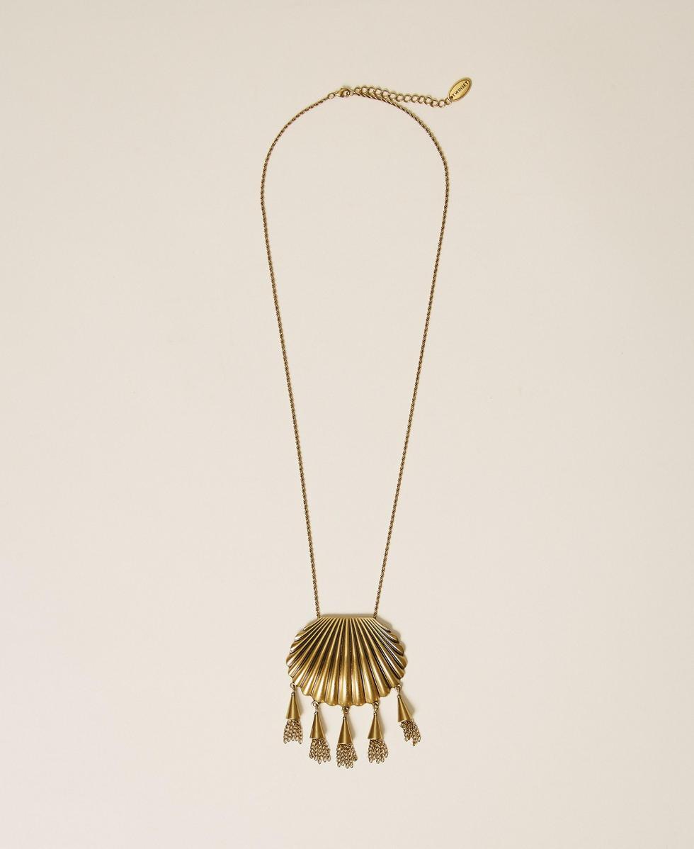 collana con ciondolo conchiglia 261TO5510 12616 TWINSET 