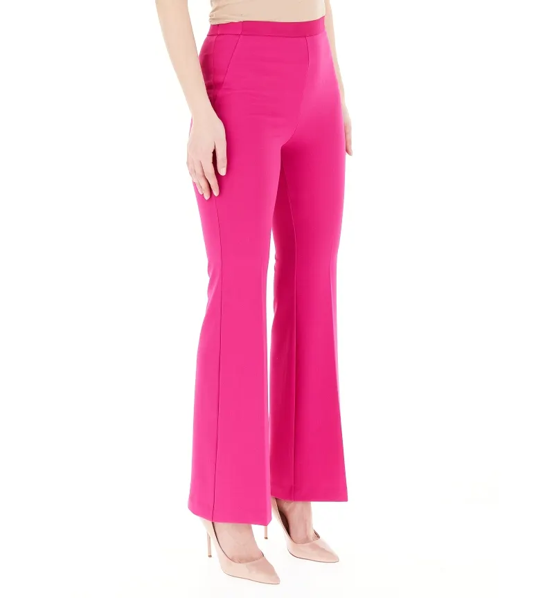 pantalone flare TD0229 FUXIA VICOLO 