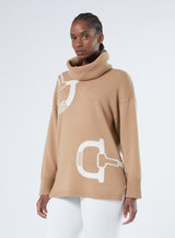 MARINA SPORT maglia in misto cachemire Beige
