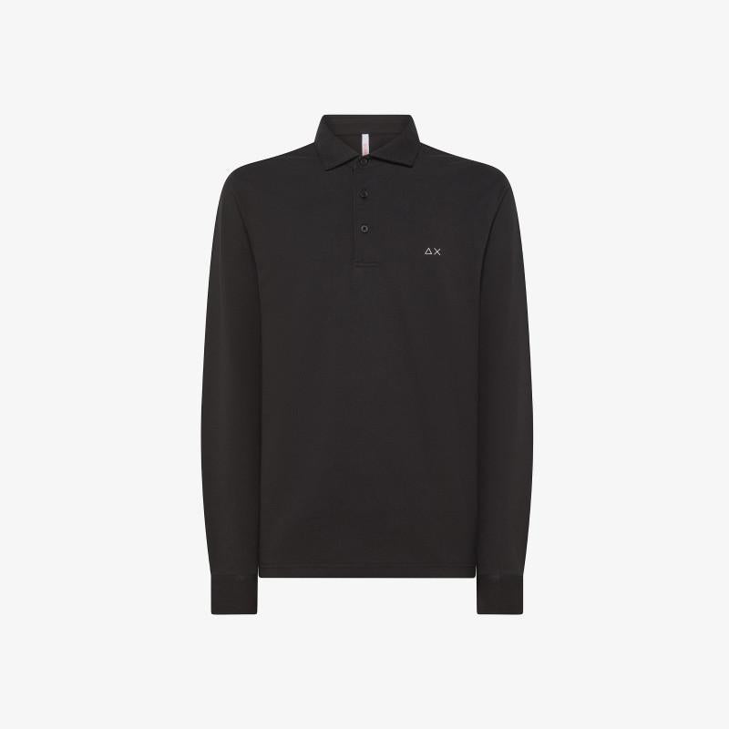 polo logata maniche lunghe A44110 11 SUN68 