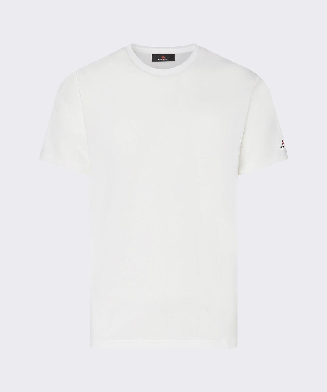 t-shirt in cotone e seta ZOLE 02 730 PeUTEREY 