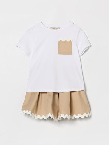 completo in cotone stretch 261GB2154 13304 TWINSET GIRL 