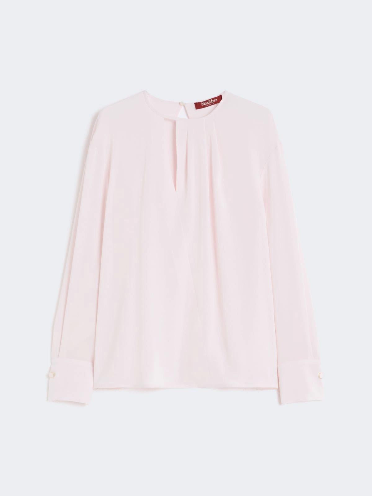 blusa in cady leggero MSTKAKI 015 MAXMARA STUDIO 
