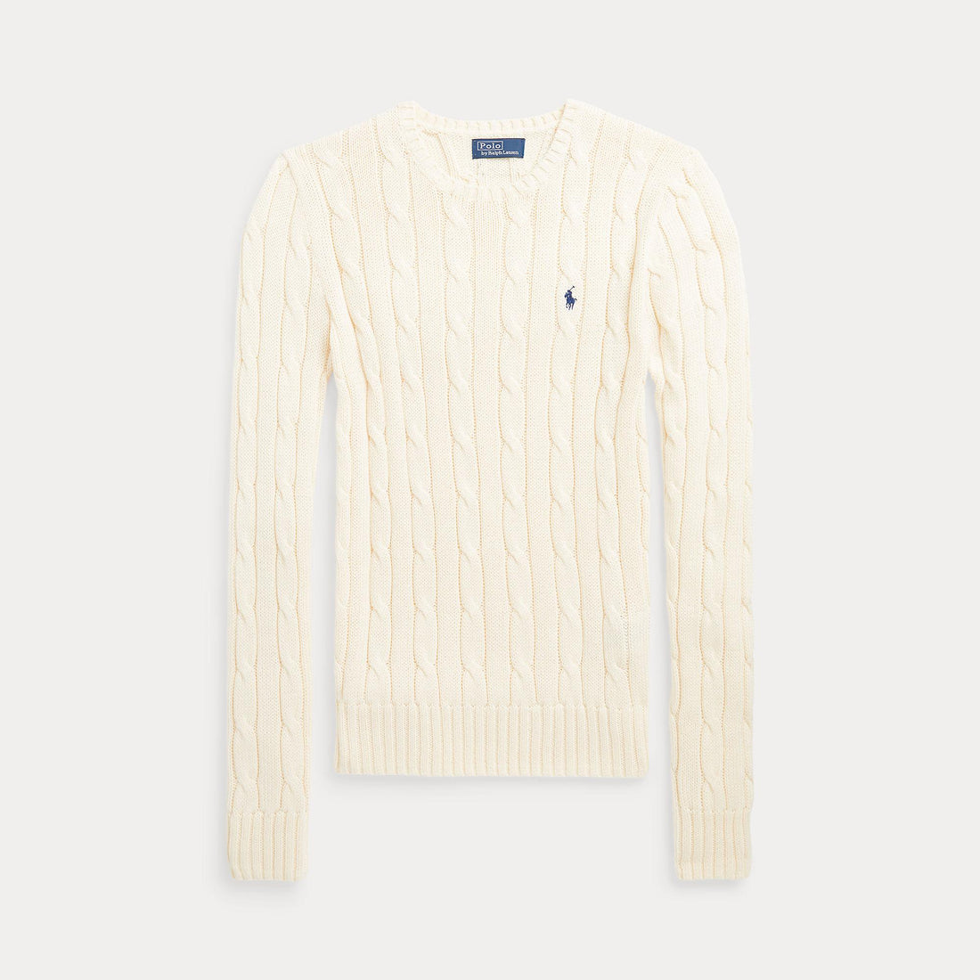 maglioncino a trecce con cavallino 211-891640 010 RALPH LAUREN POLO 