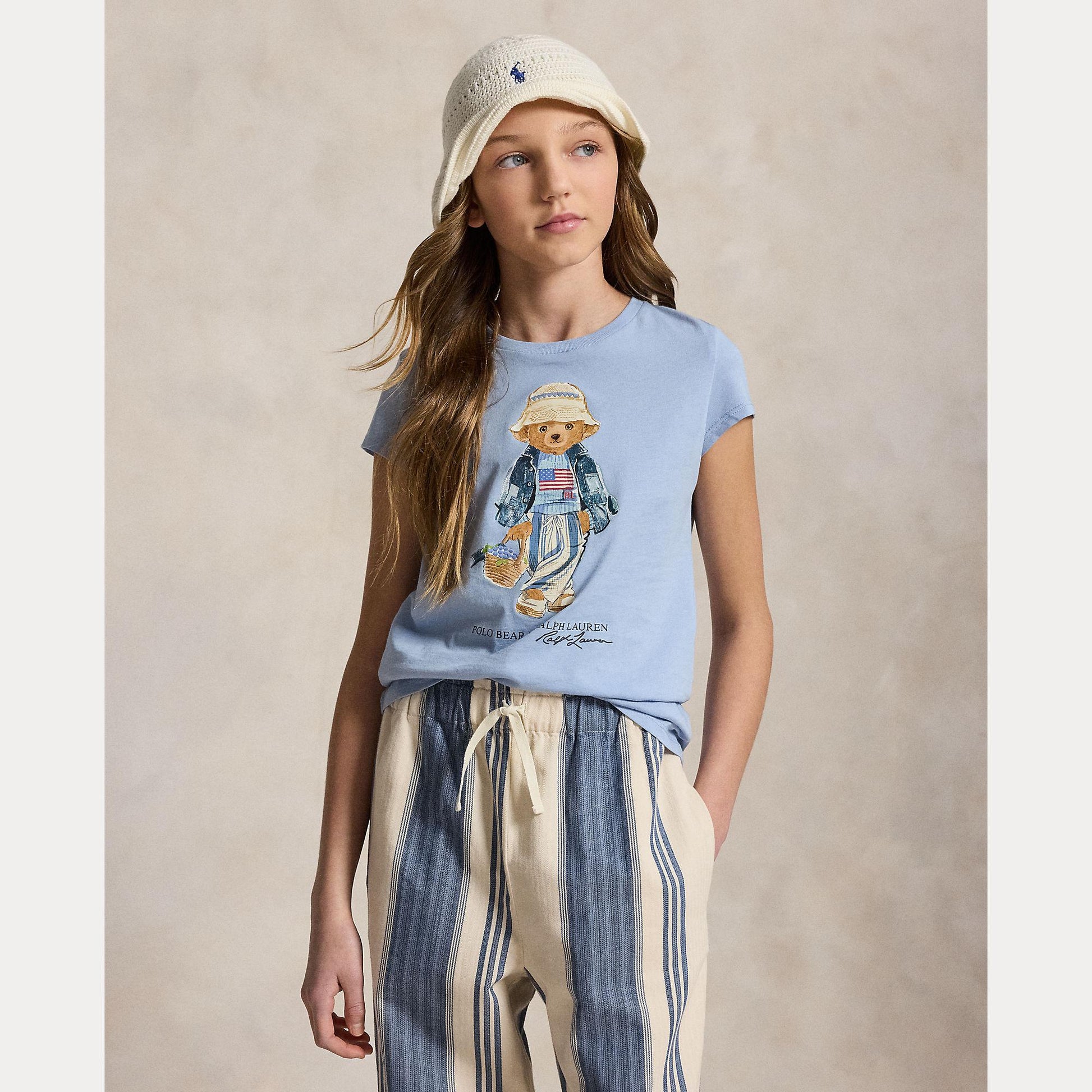 t-shirt bimba polo bear 313-A11759 002 RALPH LAUREN POLO 