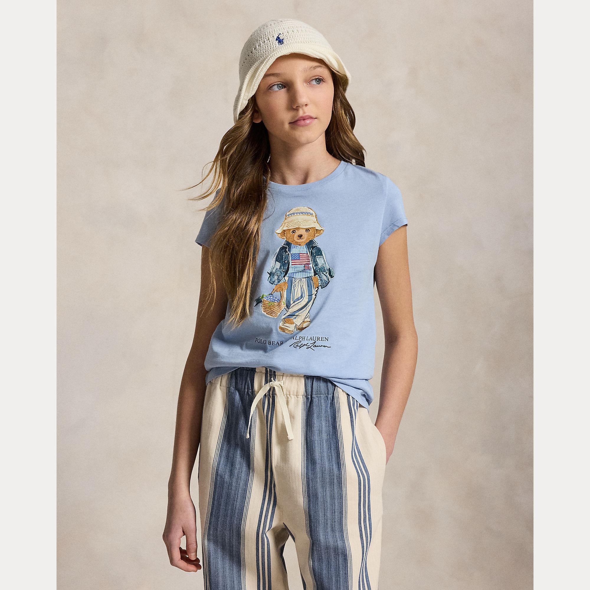 t-shirt bimba polo bear 313-A11759 002 RALPH LAUREN POLO 