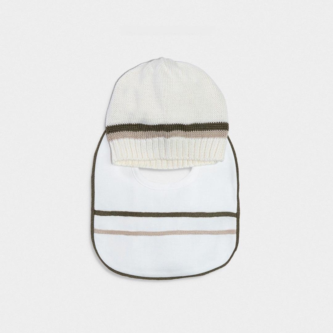set cappello e bavetta LR1115 UNI LA SARTORIA DEI PICCOLI 