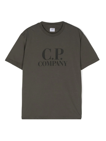 t-shirt con logo posteriore CMM006LAA17 20462 CP COMPANY KIDS 