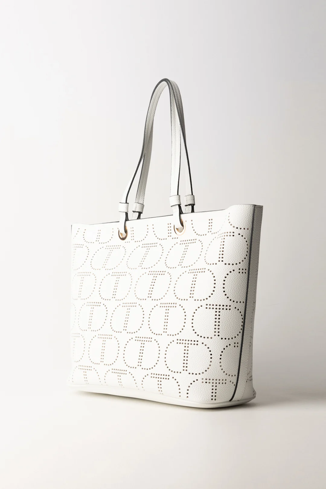 borsa con logo traforato 241TD8030 00001 TWINSET 