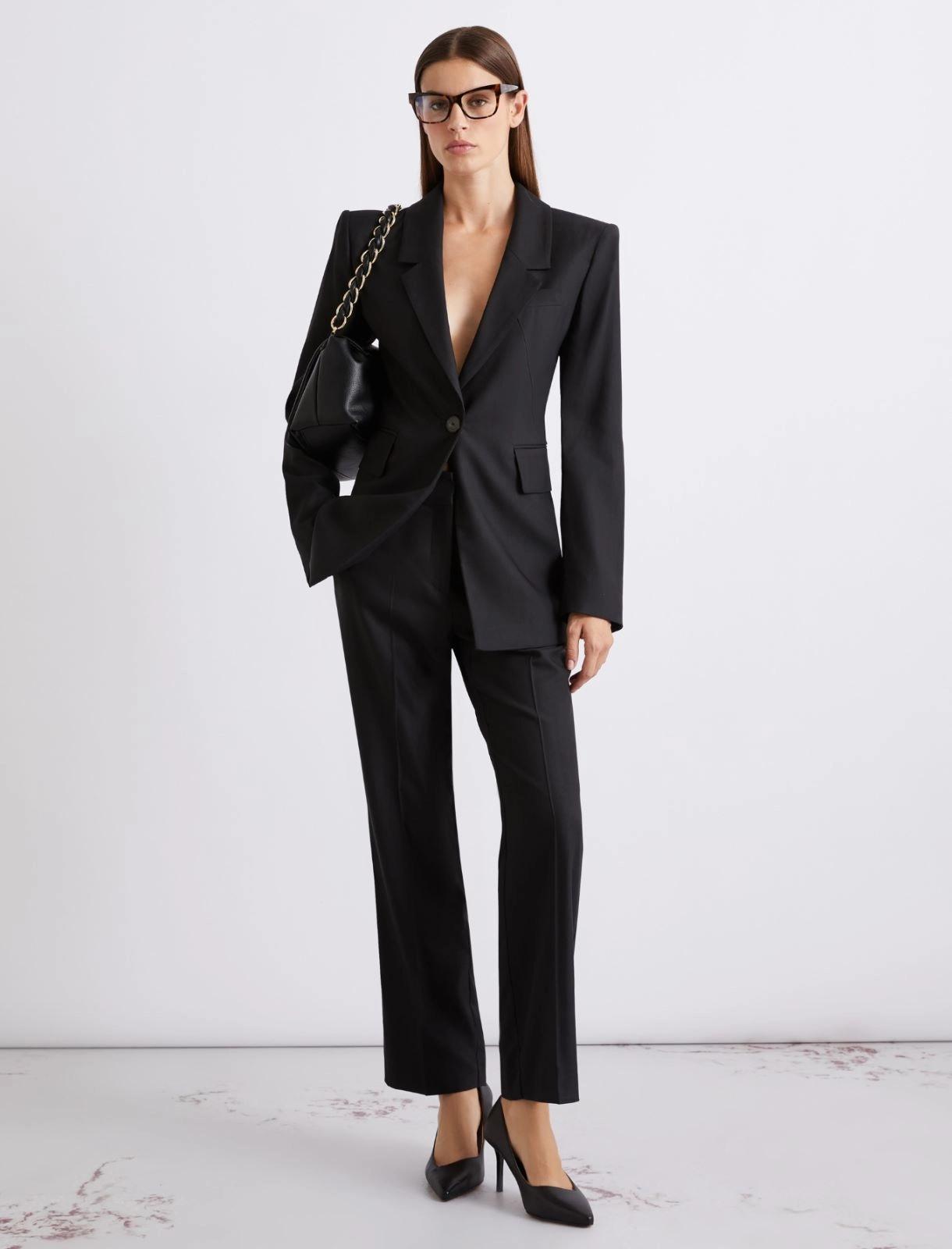 blazer con schiena scoperta MLLFUMATO 004 MARella 