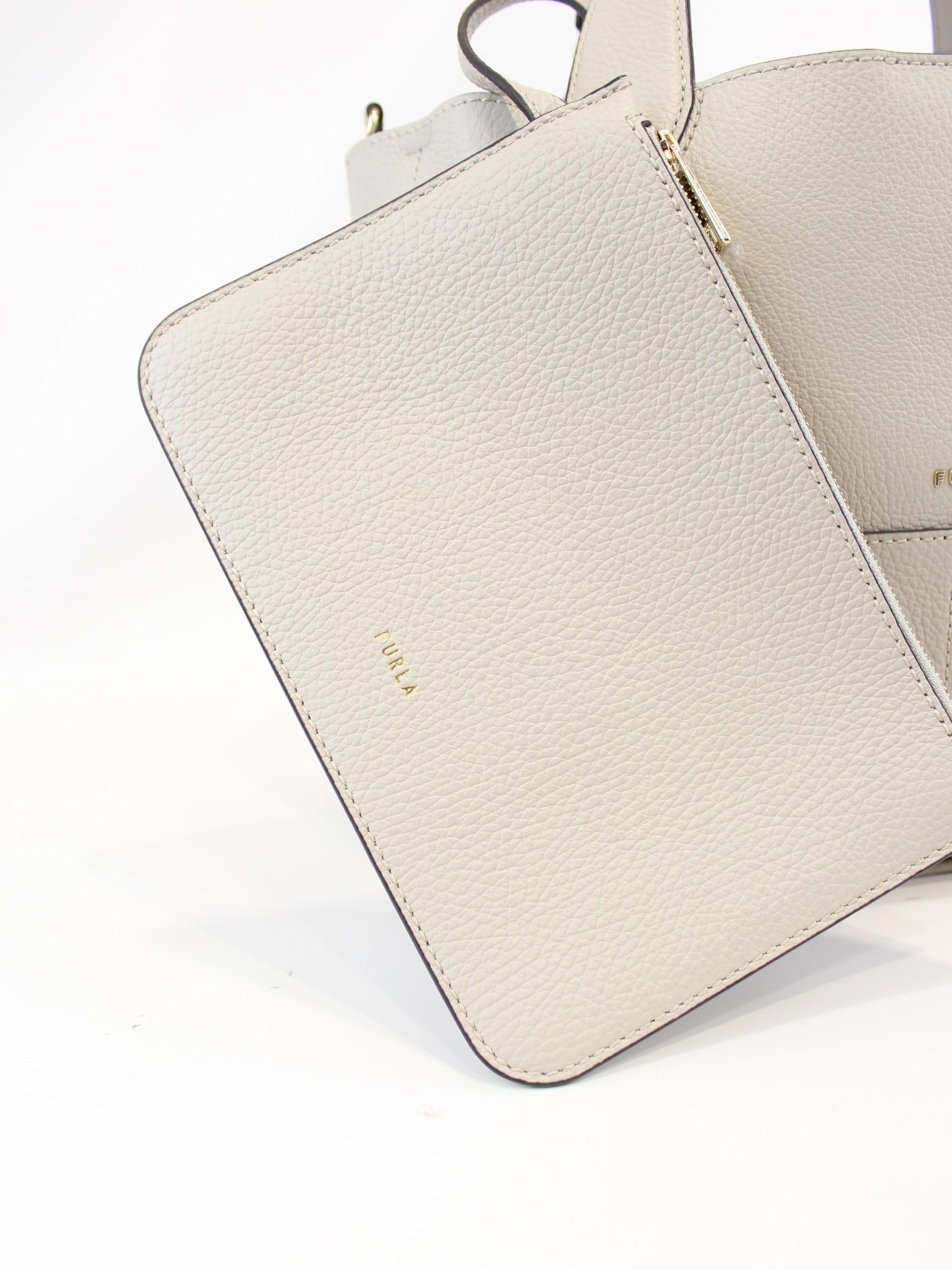 borsa tote con pochette WB01912 HSF000 VANIGLIA FURLA 