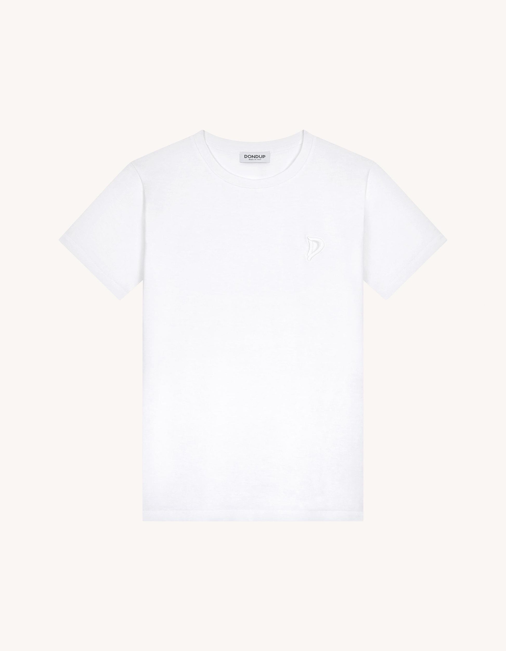 t-shirt con logo in tono S746JF0271DFZ4 000 DONDUP 