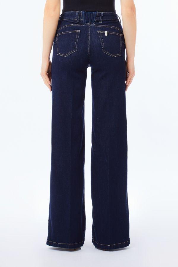 jeans flare vita alta UF5069DS015 77000 LIU JO DENIM 