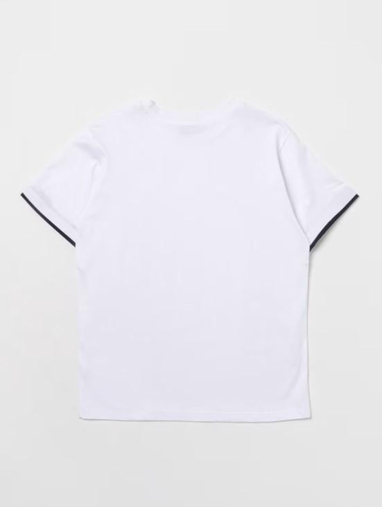 t-shirt con contrasti MR2458 B-B MANUEL RITZ KIDS 