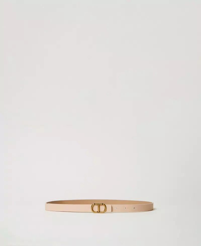 cintura sottile con logo oval 242TA4221 11895 TWINSET 