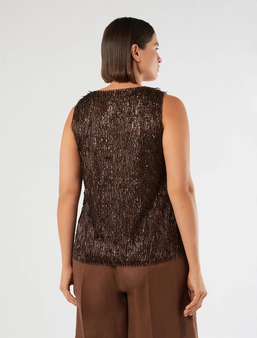 top in tulle ricamato MRNCELEBRE 001 MARINA RINALDI 