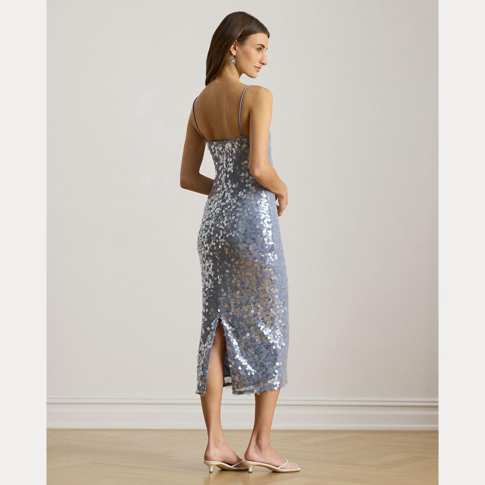 abito midi in tulle con pailettes 253-P08697 001 LAUREN RALPH LAUREN 