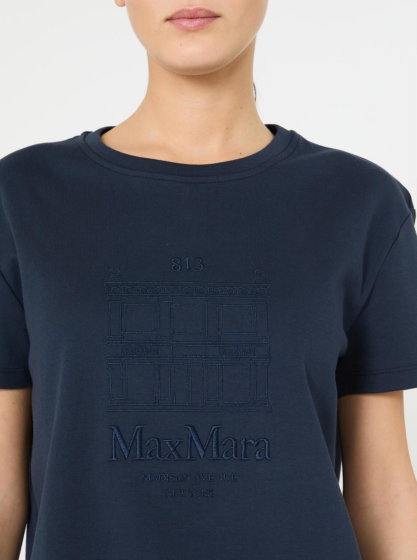 t-shirt con ricamo SMMBELLA 010 S MAXMARA 