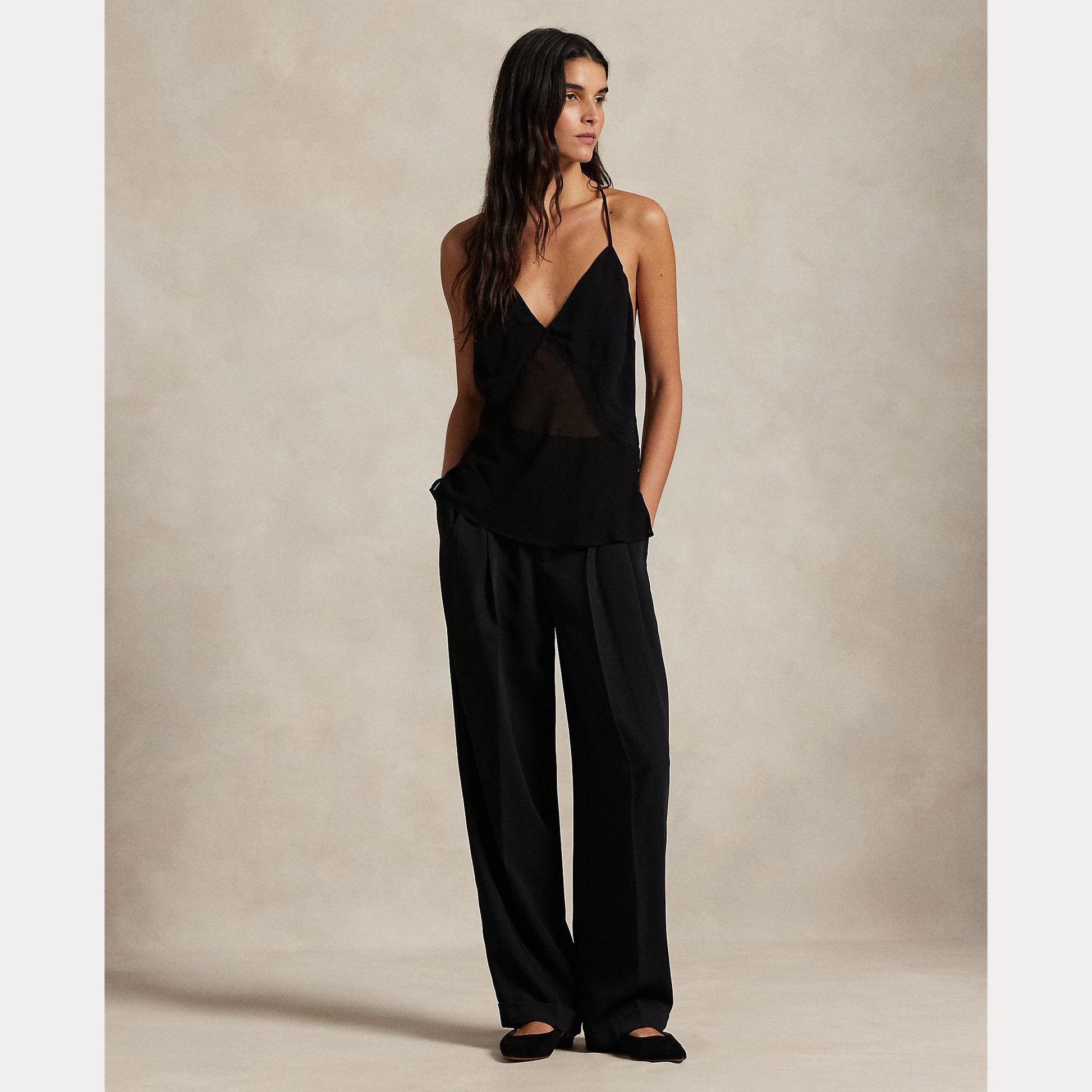 top effetto trasparente 211-978404 001 RALPH LAUREN POLO 