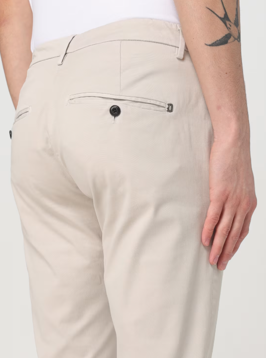 pantalone gaubert con bottone e zip UP235GS0096UPTD 004 DONDUP 