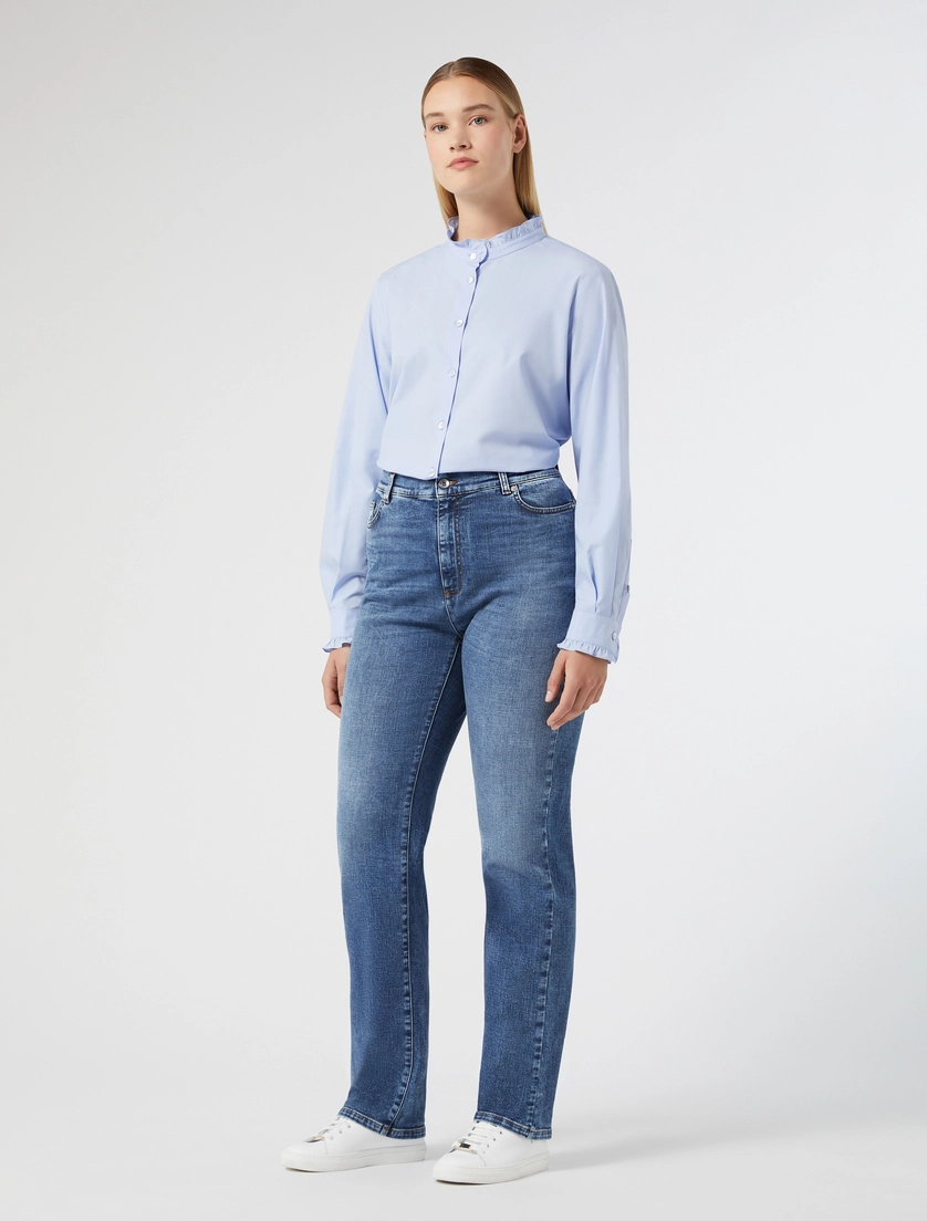 jeans in denim di cotone VOLTA 005 MARINA RINALDI 